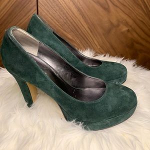 Forest Green Heels